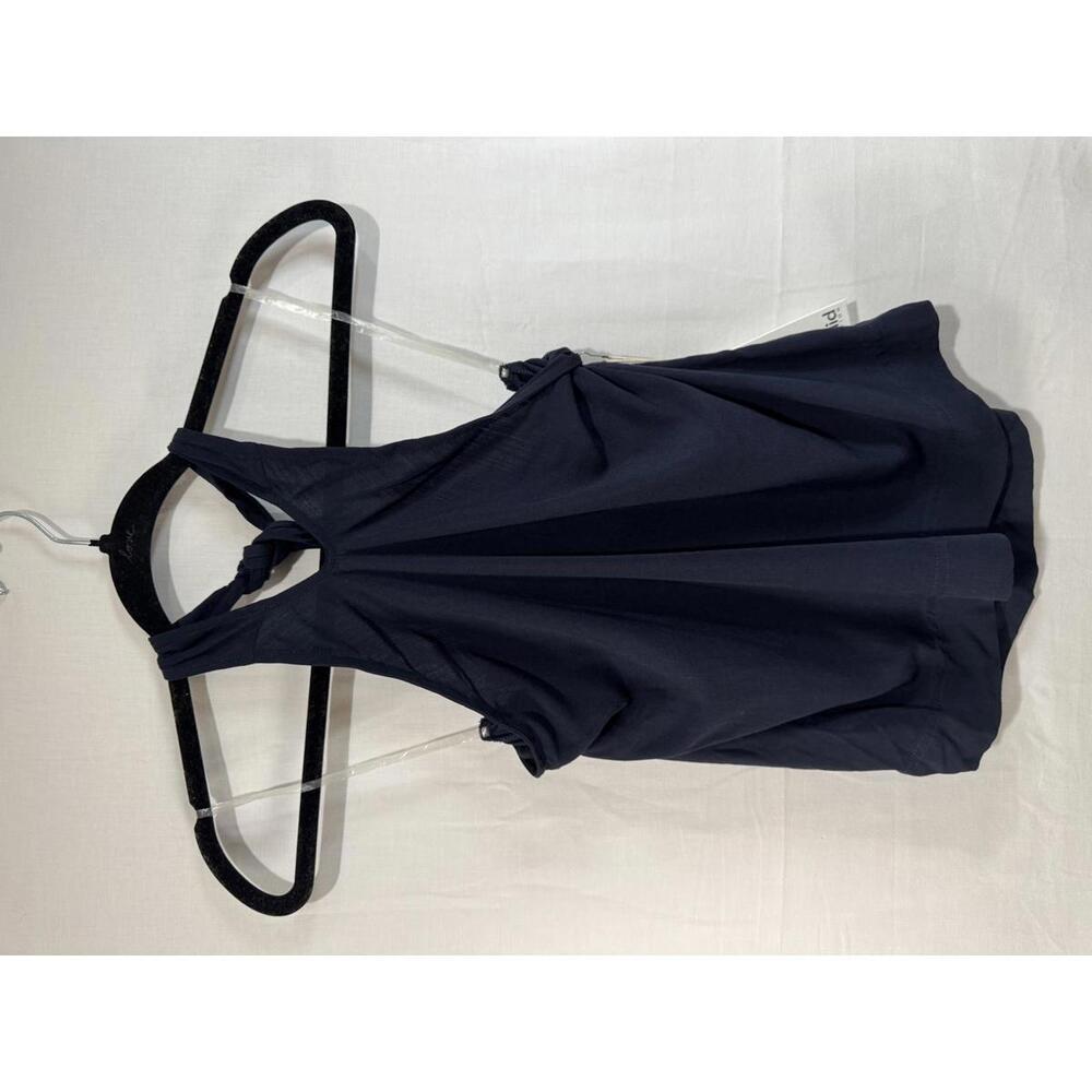 Splendid Navy Halter Tie Tank Top NWT Size XS